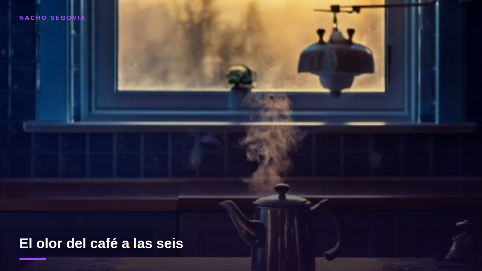 El olor del café a las seis