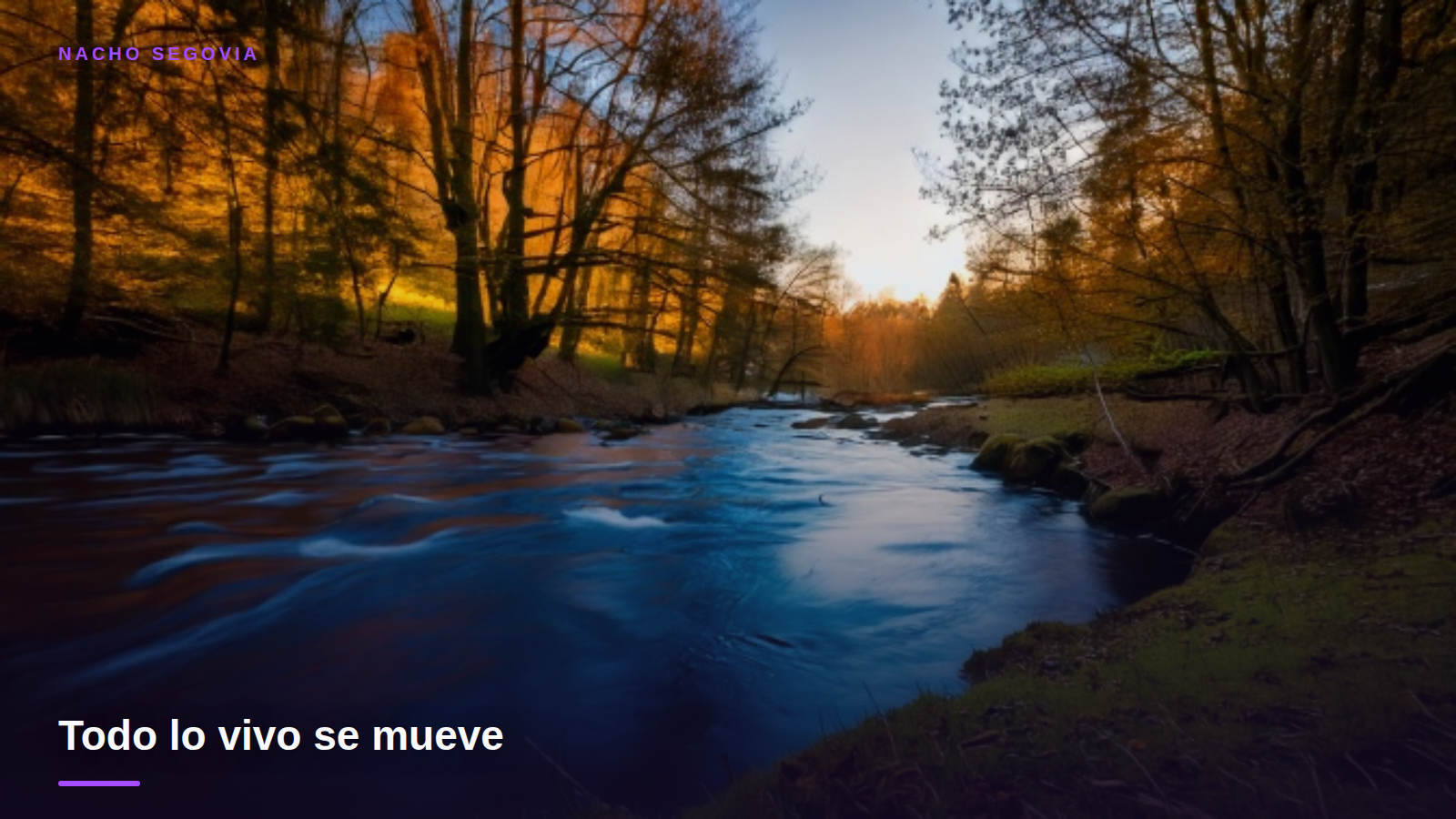 Todo lo vivo se mueve